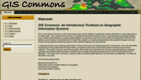 What Giscommons.org website looked like in 2017 (6 years ago)