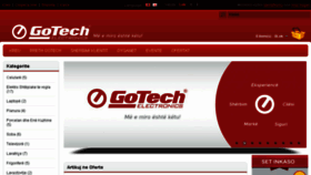 What Gotech.al website looked like in 2017 (6 years ago)