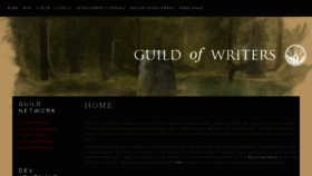 What Guildofwriters.org website looked like in 2017 (6 years ago)