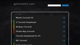 What Gotorrentx.com website looked like in 2017 (6 years ago)