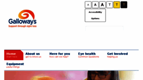 What Galloways.org.uk website looked like in 2017 (6 years ago)