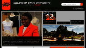 What Go.okstate.edu website looked like in 2017 (6 years ago)