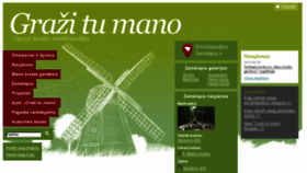 What Grazitumano.lt website looked like in 2017 (6 years ago)