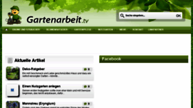 What Gartenarbeit.tv website looked like in 2017 (6 years ago)