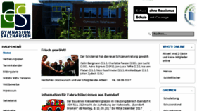 What Gymnasium-salzhausen.de website looked like in 2017 (6 years ago)