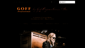 What Goffprof.com website looked like in 2017 (6 years ago)