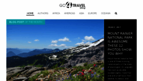 What Go4travelblog.com website looked like in 2017 (6 years ago)