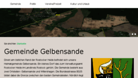 What Gelbensande.de website looked like in 2017 (6 years ago)