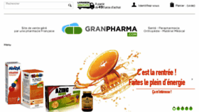 What Granpharma.com website looked like in 2017 (6 years ago)