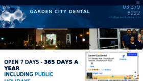 What Gardencitydental.co.nz website looked like in 2017 (6 years ago)