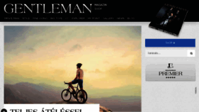 What Gentleman.hu website looked like in 2017 (6 years ago)