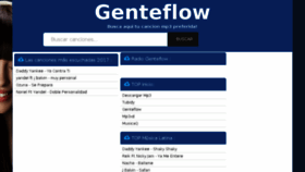 What Genteflow.io website looked like in 2017 (6 years ago)