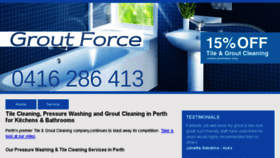 What Groutcleaningperth.com.au website looked like in 2017 (6 years ago)