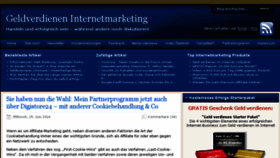 What Geldverdienen-internetmarketing.de website looked like in 2017 (6 years ago)