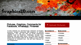 What Graphics20.com website looked like in 2017 (6 years ago)