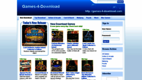 What Games-4-download.com website looked like in 2017 (6 years ago)