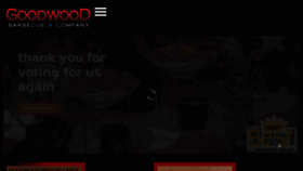 What Goodwoodbbq.com website looked like in 2017 (6 years ago)