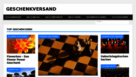 What Geschenkversand.net website looked like in 2017 (6 years ago)