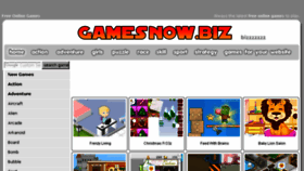 What Gamesnow.biz website looked like in 2017 (6 years ago)