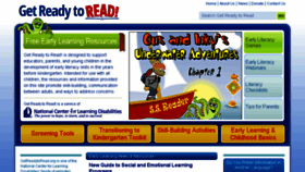 What Getreadytoread.org website looked like in 2017 (6 years ago)