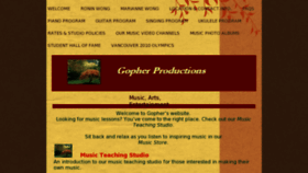 What Gopherp.com website looked like in 2017 (7 years ago)