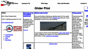 What Glider-pilot.co.uk website looked like in 2017 (6 years ago)