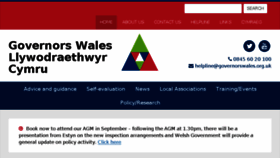 What Governorswales.org.uk website looked like in 2017 (6 years ago)