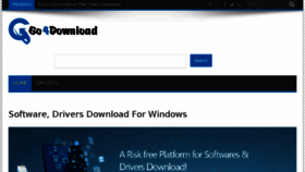 What Go4download.com website looked like in 2017 (6 years ago)
