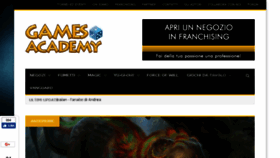 What Gamesacademy.it website looked like in 2017 (6 years ago)