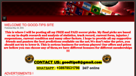 What Good-tips.info website looked like in 2017 (6 years ago)