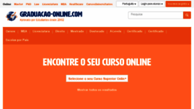 What Graduacao-online.com website looked like in 2017 (6 years ago)