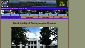 What Guinayangan.com website looked like in 2017 (6 years ago)