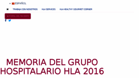 What Grupohla.com website looked like in 2017 (6 years ago)