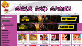 What Girlsandgamez.com website looked like in 2017 (6 years ago)