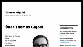 What Gigold.de website looked like in 2017 (6 years ago)