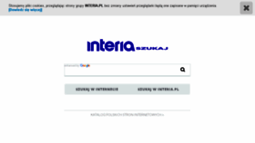 What Google.interia.pl website looked like in 2017 (6 years ago)