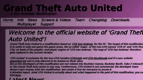 What Gtaunited.net website looked like in 2017 (6 years ago)