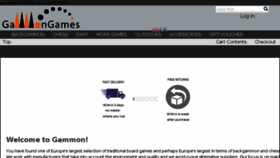 What Gammon.se website looked like in 2017 (6 years ago)