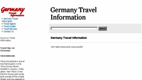 What Germanytravelinformation.com website looked like in 2017 (6 years ago)