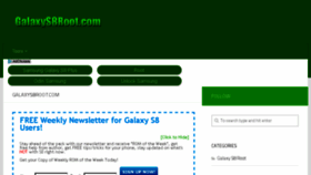 What Galaxys8root.com website looked like in 2017 (8 years ago)