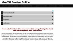 What Graffiticreatoronline.com website looked like in 2017 (6 years ago)