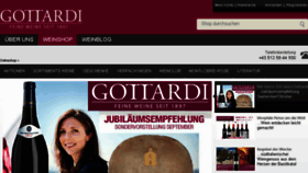 What Gottardi.at website looked like in 2017 (6 years ago)