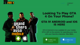 What Gta4onmobile.com website looked like in 2017 (6 years ago)