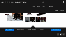 What Giorgiobrutini.com website looked like in 2017 (6 years ago)