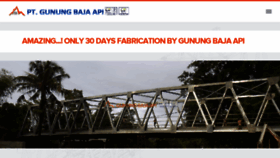 What Gunungbajaapi.com website looked like in 2017 (7 years ago)