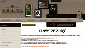 What Gobelinek.pl website looked like in 2017 (6 years ago)