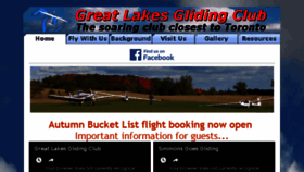What Greatlakesgliding.com website looked like in 2017 (6 years ago)