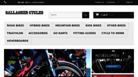 What Gallaghercycles.com website looked like in 2017 (6 years ago)