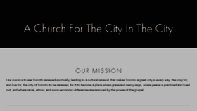 What Gracetoronto.ca website looked like in 2017 (6 years ago)