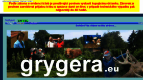 What Grygera.eu website looked like in 2017 (6 years ago)